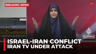 Download lagu Iranian state TV attacked while on air in latest wave of Israeli strikes on Tehran mp3