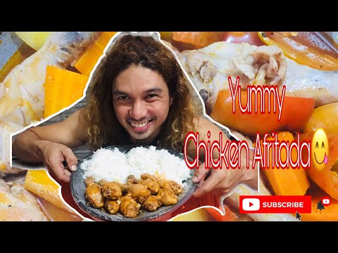 Eating Chicken legs Afritada | Aldric Vlog