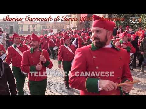 Storico Carnevale di Ivrea 2018   sfilata corteo domenica 11 febbraio