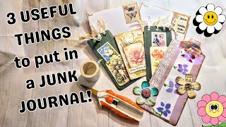 ✨ 3 Clever Things to Add to a Junk Journal | Bookmark, Magnet & Handmade Card + Christmas Bundle! :)