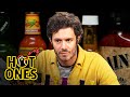 Adam Brody Surfs Through The Pain While Eating Spicy Wings Hot Ones