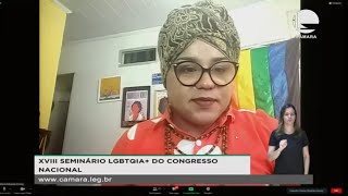  XVIII SEMINÁRIO LGBTQIA+ DO CONGRESSO NACIONAL - 29/06/2021 14:00