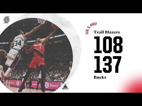 Trail Blazers 108, Bucks 137 | Game Highlights | Feb. 5, 2022