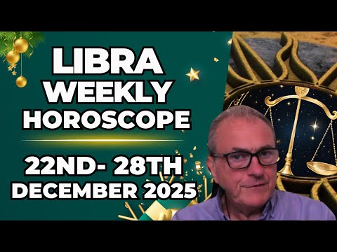 Libra Weekly Horoscope ♎ Dec 22–28, 2025 | Patrick Arundell Astrology
