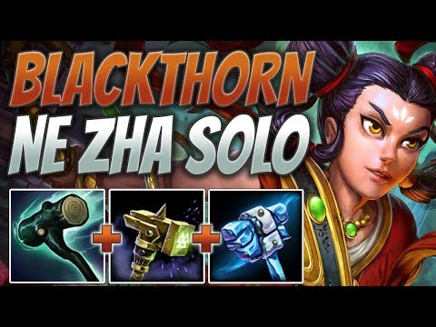 SMITE Ne Zha Solo Gameplay | Blackthorn Hammer Needs a Nerf!