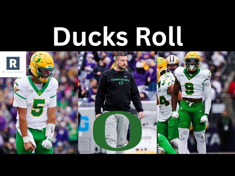 Oregon vs Washington INSTANT REACTION | Ducks Heading To The Playoffs...They Are LEGIT Contdners