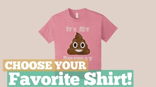 Emoji Birthday Shirts // Graphic T-Shirts Best Sellers