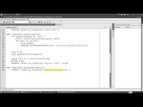 Python Django Tutorials  |  User Registration Basics