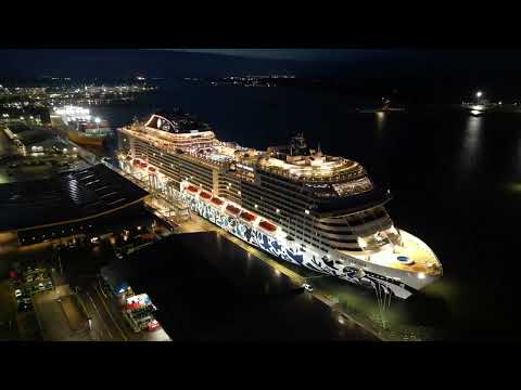 MSC EURIBIA Southampton, Boris Brejcha X Sandor Van Dorn - Spicy Darkness, DRONE, 4K