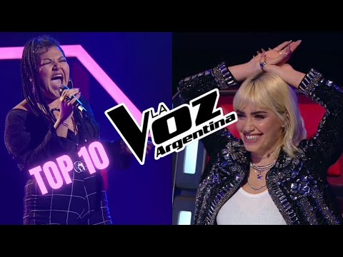 TOP 10 | MEJORES Audiciones De La Voz Argentina 2021 - Mujeres