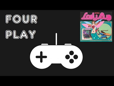 Four Play - Lady Bug - 8-bit Computer Comparison