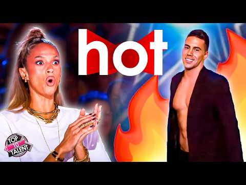 SEXY SHIRTLESS Pole Dancer Has The Judges DROOLING Over Him in HOT BGT Audition! 🔥😍