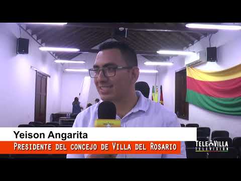 Yeison Angarita Presidente del concejo de Villa del Rosario