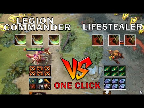 One Click Legion Commander Vs Lifestealer - Godadico Dota