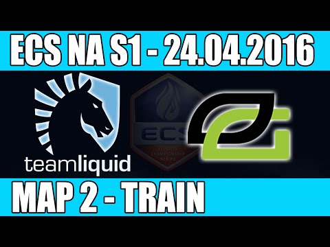 Team Liquid vs OpTic Gaming | Map 2 (Train) ECS NA Season 1 2016 CS:GO Week 2 (24th April)