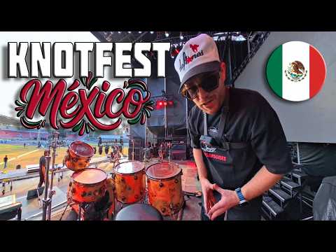 KNOTFEST MEXICO CITY 2025 | Drum Tech Day in the Life