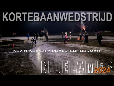 Kevin Kuiper - Roald Schuurman Kortebaanwedstrijd Nijelamer 2024