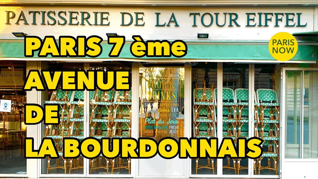 [4K] Walking tour in Paris Avenue de la Bourdonnais 75007 ???? Jan 2021 ?????