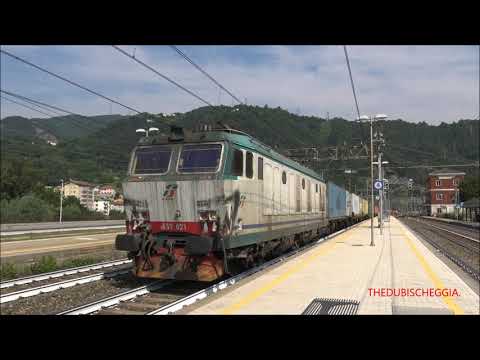 INTERCITY SUN E UNA E.652 CON MERCI IN TRANSITO A RONCO SCRIVIA. (GE) SAB. 12 - 6 - 2021.