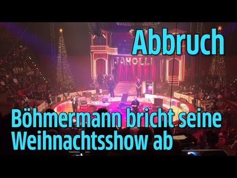 Jan Böhmermann bricht seine Weihnachtsshow ab