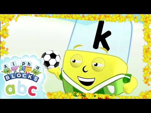 Kicking K and Curly C! | Phonics | Learn to Read | Alphablocks