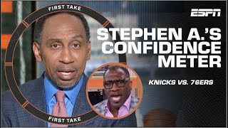 Stephen A. Smith thinks the Knicks WILL GO UP 2-0 vs. Joel Embiid and the 76ers | First Take