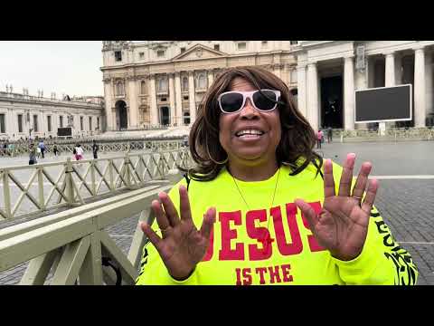Tamia Talks Talents live from St Peter’s Square - Rome, Italy ????????