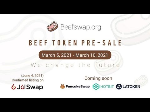 BeefSwap-Kèo Sàn Mới Cực Ngon ~20 BEEF ~20$ +5 BEEF /Ref -Kèo tiềm năng List Pancakeswap