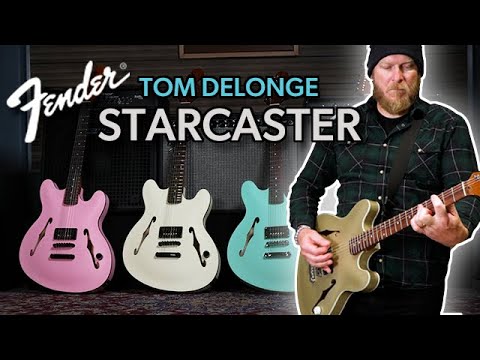 Tom DeLonge Starcaster - Satin Shoreline Gold