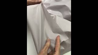30100 Ткань плащовая MONCLER цвет Vapour Grey, плотность 50 гр/м2, ширина 150 см на YouTube