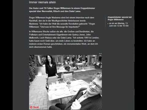 [AUDIO] Roger Willemsen bei Doppelzimmer spezial (13.06.2011, radio FM4-ORF)