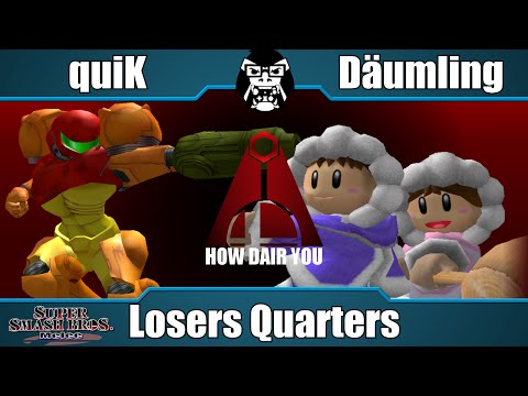 HDY - quiKsilver (Samus) Vs. Däumling (IC) - Losers Quarters - Melee