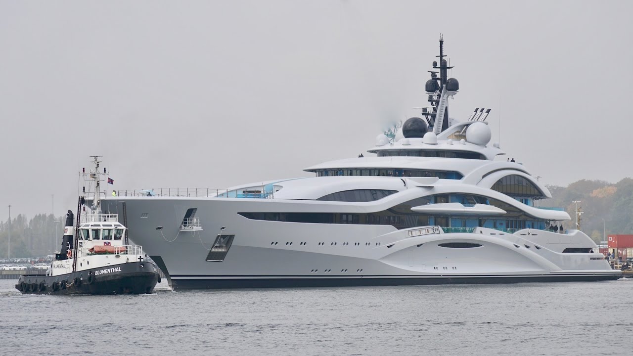 Float out of Project Jupiter at Lürssen