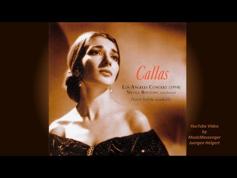 Maria Callas - Quando m'en vò (Musetta's Waltz) | Los Angeles, November 29, 1958