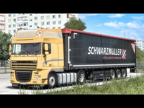Brest - Budapest | VAD&K DAF XF 106 | Realistic ETS2 | Promods 2.65 | Part 2