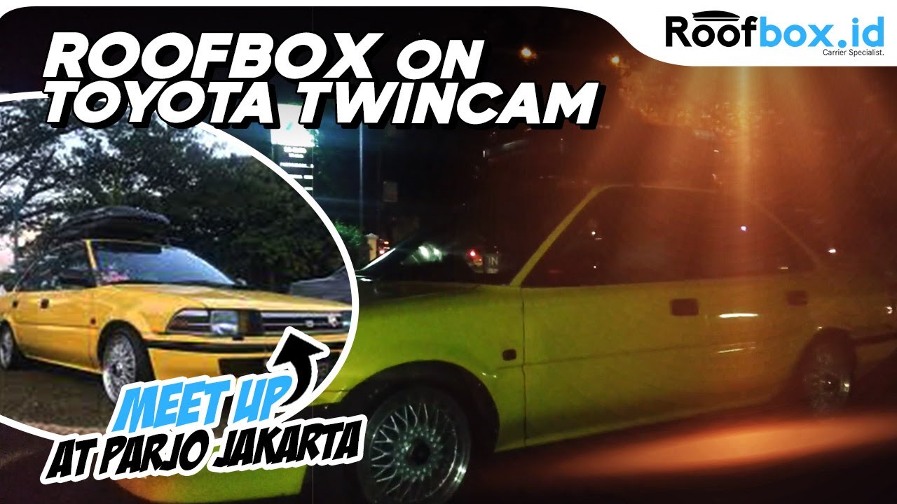 Roofbox.id on Toyota Twincam for Meet up at Parjo Jakarta