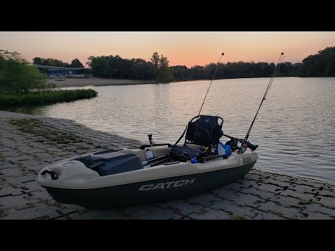Kayak review (Power Catch 100) and upgrades this season. Kayak accessory review (fish finder etc.)