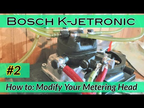 Bosch K-jetronic - How to: Modify Your Metering Head
