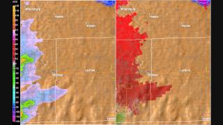 Doppler Radar - Lachine - Long Rapids - Alpena County Michigan Tornado - October 18 2007