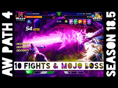 Alliance War Season 18 War 5 - Path 4 and Red Guardian vs Mojo Boss