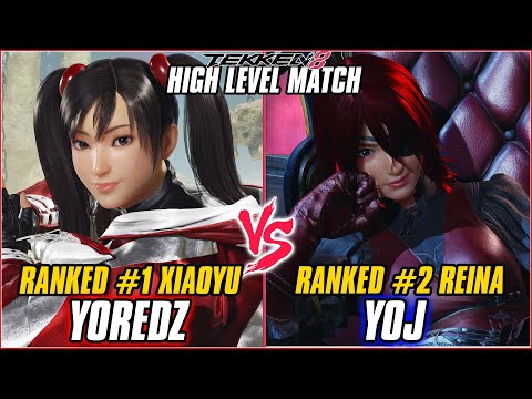 TEKKEN 8 ▰ YOREDZ (#1 RANKED XIAOYU) vs YOJ (#2 RANKED REINA) ▰ T8 HIGH LEVEL GAMEPLAY