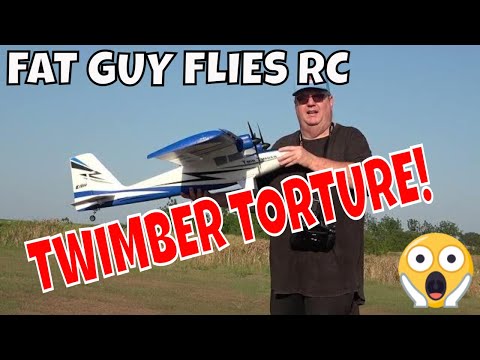 I TORTURED MY E-FLITE TWIN TIMBER! by Fat Guy Flies RC