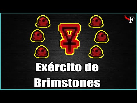 EVE B COM BRIMSTONE ACONTECE ISSO  - THE BINDING OF ISAAC REPENTANCE - #251 PTBR
