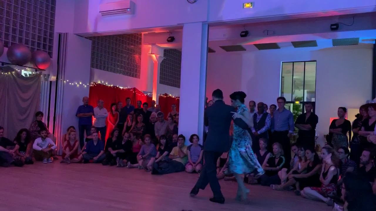 Clara Silveira y David Samaniego en la Milonga La Dolce Vita
