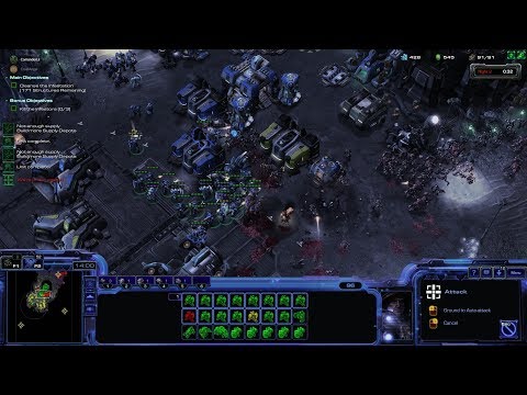 StarCraft 2 Co-op Campaign: Wings of Liberty Mission 6 - Outbreak