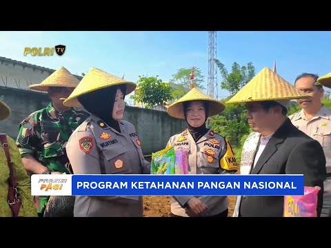 BHABINKAMTIBMAS POLSEK BOGOR BARAT TERLIBAT TANAM JAGUNG DI PONPES AL BARON