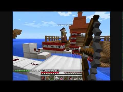 Playing Minecraft #3:  Ship Battles #1