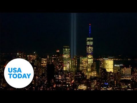 9 11 tribute lights up New York night sky USA TODAY
