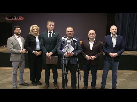 MASTER TV ŁUKÓW - Konferencja prasowa na temat budżetu Łukowa na 2026 rok