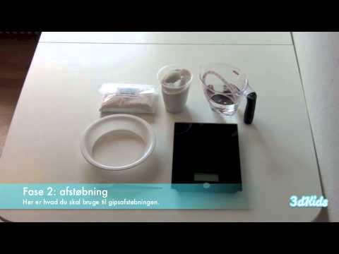 3dKids Guide - Afstøbning af baby hånd - Baby aftryk